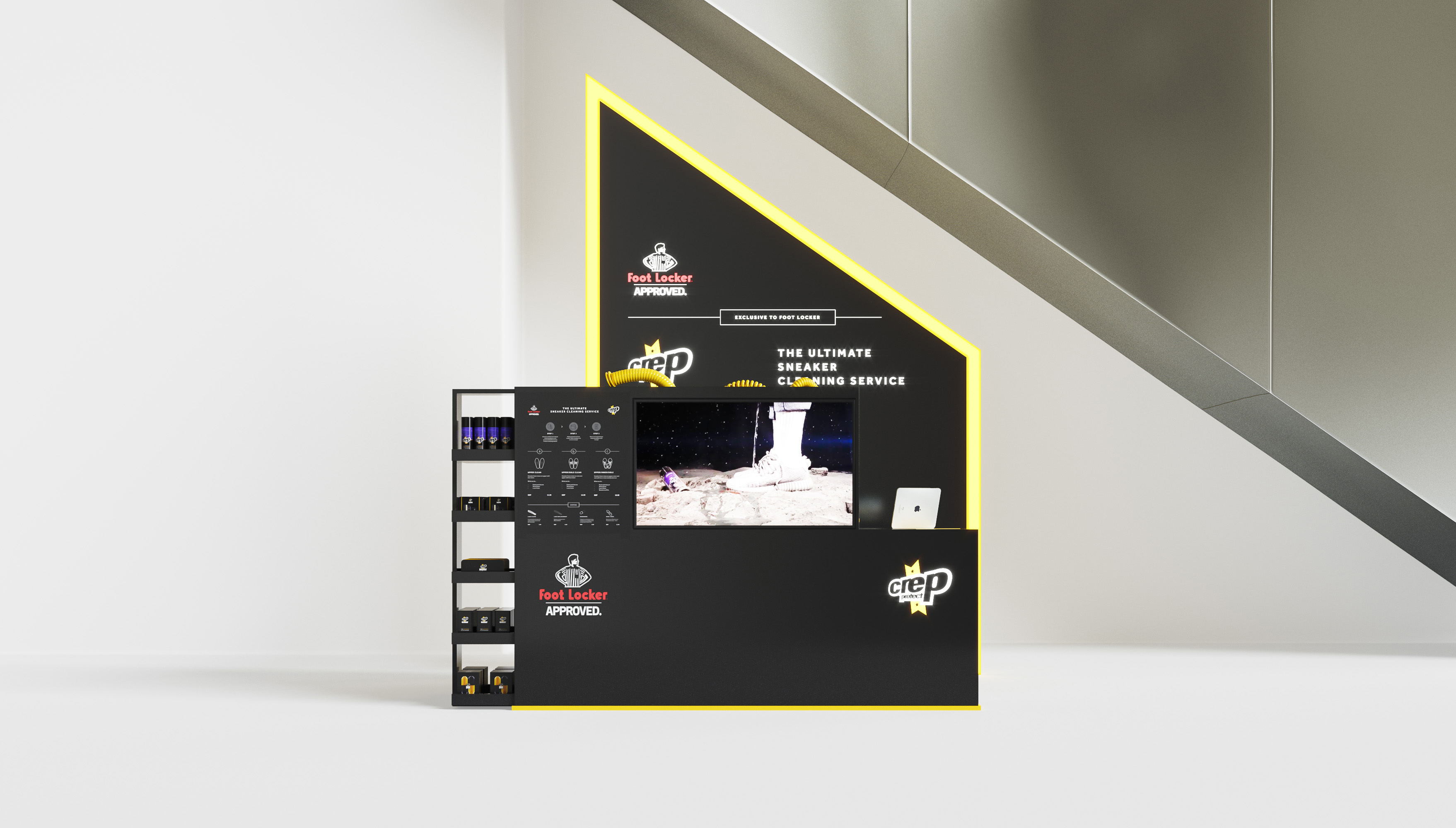 Instore Cleaning Kiosk